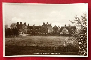Foto cartolina sandwich nel Kent Inghilterra 1930 circa scuola di grammatica (90471 - Foto 1 di 2