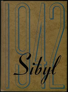 THE 1942 SIBYL OTTERBEIN COLLEGE WESTERVILLE OHIO YEARBOOK HARDBACK COND: GOOD - Picture 1 of 8