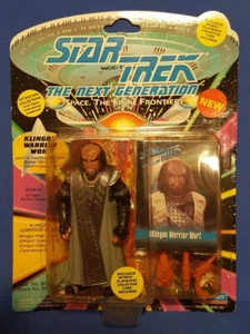 Star Trek NG KLINGON WARRIOR WORF - 1993 5"in. Playmates MOC - Picture 1 of 2