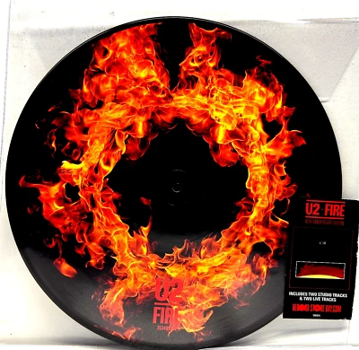 U2 Fire EP RSD 2021 Vinyl Island Records Picture Disc LE Remastered 45 RPM - Image 1 of 2