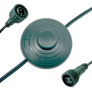 Replacement Christmas Lights Power Cord Foot Switch CZJUTAI Plug 15mm 5/8in  - Picture 1 of 9