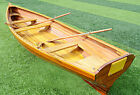 Boston Whitehall Rowboat 17' Cedar Wood Strip Built Pulling Boat Canoe New