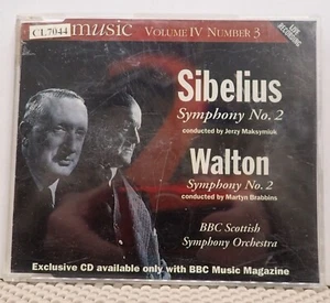 Sibelius Symphony No 2 & Walton Symphony No 2 - BBC Magazine Vol IV No 3 - CD - Imagen 1 de 4