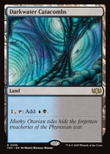 *MtG: 4x DARKWATER CATACOMBS - Commander Tarkir: Dragonstorm Rare - magicman* - Bild 1 von 1