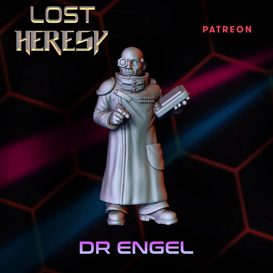 Dr Engel - Resin Miniature | Sci Fi | Legion | Trek | Lost Heresy - Image 1 of 1
