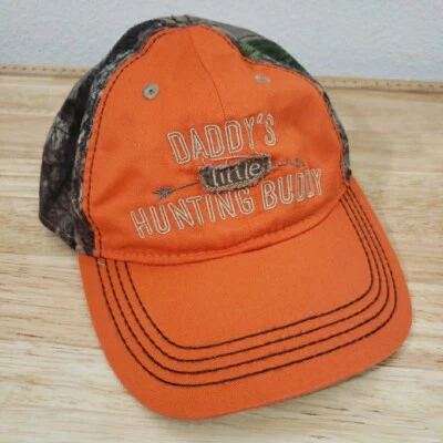 Gorra Bass Pro Strapback Juvenil Naranja Camuflaje Niños Gorra Papá Pequeño Compañero de Caza Foto 1 de 4