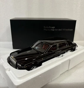 1/18 Kyosho Rolls-Royce Phantom EWB Deep Garnet/Red Interior Diecast - Picture 1 of 24