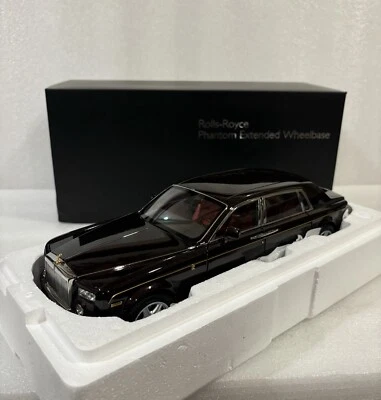1/18 Kyosho Rolls-Royce Phantom EWB Deep Garnet/Red Interior Diecast - Image 1 of 4