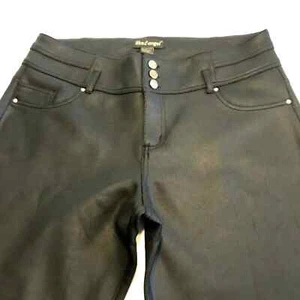 Like an angel Damen Gr. 3x schwarz Lederoptik Stretch Spandex Jeans fällt klein aus - Bild 1 von 9