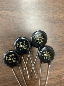 MATSUSHITA ZNR 20K431U SURGE ABSORBERS, 4pc BAG, NEW - Picture 1 of 2