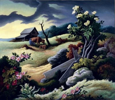 June Morning: Thomas Hart Benton: 1945: impresión artística de calidad de archivo Foto 1 de 2
