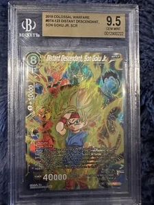 2018 Dragon Ball Super Distant Descendant Son Goku Jr (BT4-123) SCR PSA 9.5 Mint - Picture 1 of 2