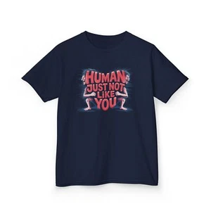 WackyDoodlz Kids "Humanity" #1 Medium Cotton™ Tee (4 Sizes 8 Colors) - Picture 1 of 25
