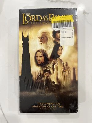 New! The Lord Of The Rings The Two Towers (VHS 2002) Sealed Watermark - Image 1 of 4