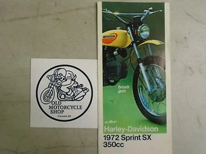 Folleto Harley-Davidson Sprint SX 350 - Imagen 1 de 4
