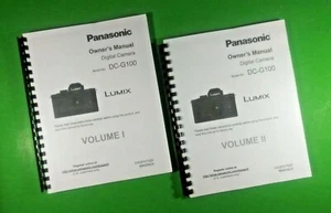 Owners Advanced Manual for Panasonic DC-G100 Camera 510 Pages W/Clear Covers! - Picture 1 of 3