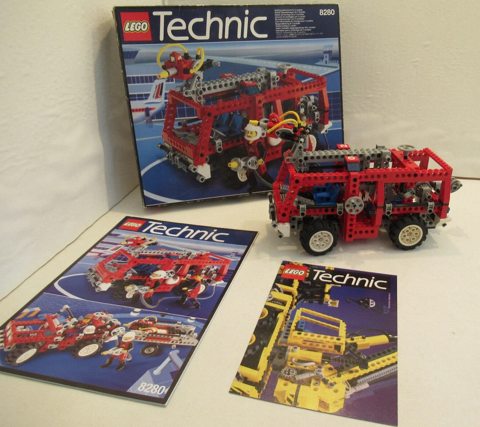 (AH 10) Lego Technic 8280 Feuerwehr Wagen mit OVP & BA ohne FIGUREN - Bild 1 von 4