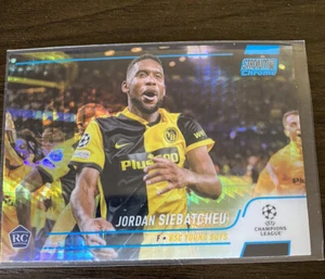 2021-22 Topps Stadium Club cromado UEFA JORDAN SIEBATCHEU RC refractor Prizm  ️ - Imagen 1 de 6