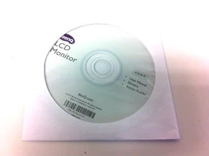 BenQ 2019 LCD Monitor User Manual Drivers Acrobat Reader CD Disk 5B.4GL01.011 10 - Picture 1 of 1