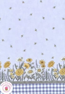 Moda HONEY LAVENDER 56088 18 Purple Lilac DOUBLE BORDER Deb Strain Quilt Fabric - Picture 1 of 6