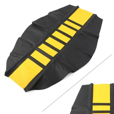 Pro Ribbed Gripper Soft Seat Cover Rubber Fit HONDA YAMAHA SUZUKI Dirt Bike USA - Image 1 of 4