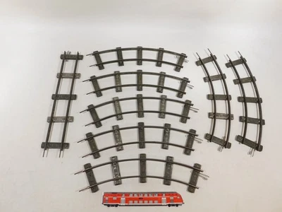 8x Märklin Gauge 1 Tin Track for Clockwork-Operated 8er Circle 13 7/8in DU602-4 - Image 1 of 4