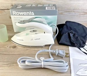 Rowenta Latitude Travel Steam Iron Dual Voltage Folding Handle w/Bag New in Box - Picture 1 of 5