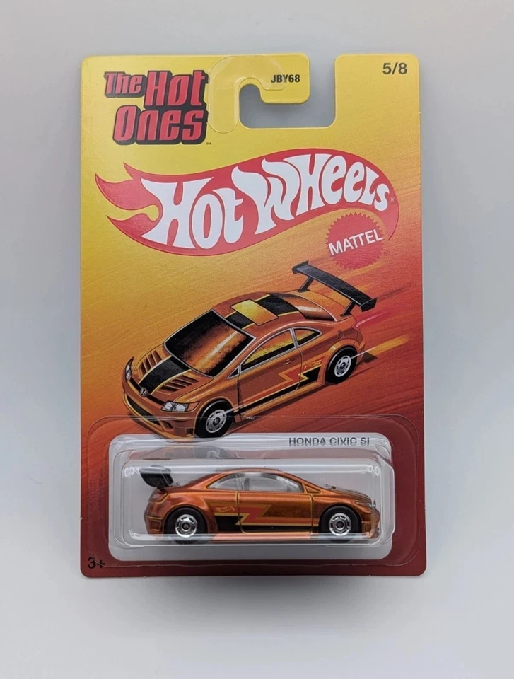 Hot Wheels 2025 The Hot Ones naranja metálico Honda Civic Si Foto 1 de 1