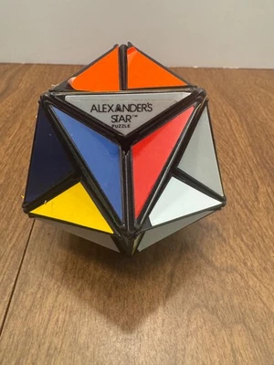 Vintage 1982 Alexander's Star Rubik's Cube Puzzle Toy Ideal Toy Company - Image 1 of 4