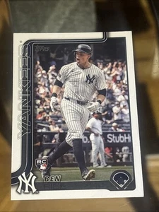 Ben Rice Baseball Card 2025 Topps Series 1  #337 (RC) New York Yankees - Picture 1 of 2