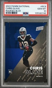 PSA 10 2022 Panini National Convention - Rookies Chris Olave Blue /50 (RC) SSP - Picture 1 of 2