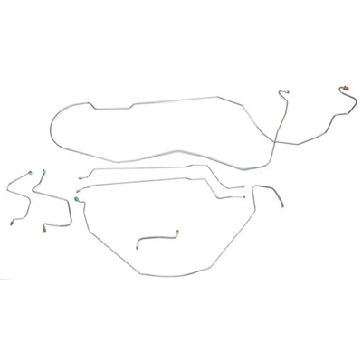 1967 Chevrolet Malibu Chevelle HDT conjunto de linha de freio homem kit de linhas de bateria tubos original de fábrica - Imagem 1 de 4