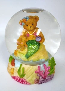 Cherished Teddies Globo de Nieve Centro de Adopción Evento de Verano Oso Sirena 2001 L.E. - Imagen 1 de 11