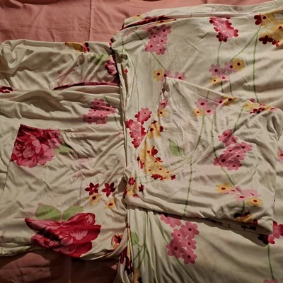 Bettwäsche QVC BLumenmuster / - Bild 1 von 2