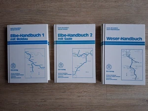 Elbe-Handbuch 1 und 2, und Weser-Handbuch Auflage 1992-1993 wenig gebraucht. - Bild 1 von 16