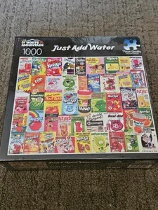 Just Add Water Puzzle 1000 Retro Drinks Kool Aid Flavor Yoohoo Icee Fizzies NEU - Bild 1 von 3
