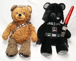 Menge 2 Build A Bear 18 Zoll Star Wars Plüsch Chewbacca & Darth Vader 18 Zoll - Bild 1 von 21