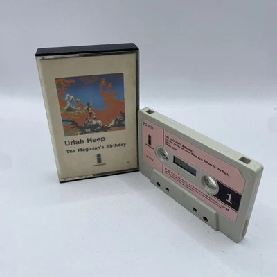 URIAH HEEP THE MAGICIAN'S BIRTHDAY CASSETTE TAPE 1972 PAPER LABEL ISLAND UK - Image 1 of 4