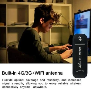 3G/4G LTE Mobile Broadband WiFi Wireless Router Portable MiFi Hotspot H2L2 A4G8 - Afbeelding 1 van 12