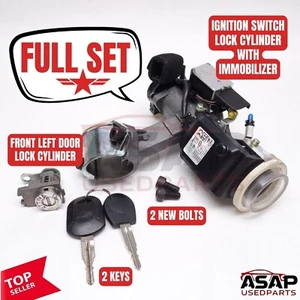 ⛽ IGNITION SWITCH + LEFT DOOR LOCK CYLINDER + KEYS CHEVY CAPTIVA SPORT 2012-2015 - Picture 1 of 13