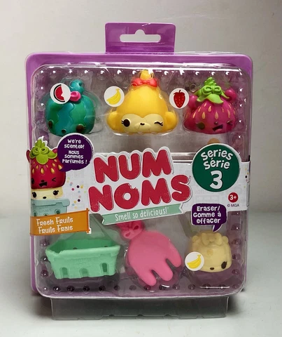 New NUM NOMS Series 3 FRESH FRUITS Starter 4-Pack NRFB Cover