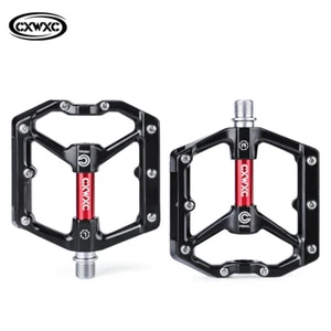 New Anti Slip CXWXC MTB Road Bike Bicycle Pedal Aluminum Alloy Frame Pedals - Picture 1 of 12