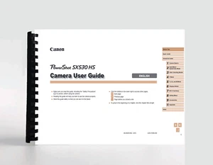 Owners Manual for Canon SX530 HS Power Shot Camera - Picture 1 of 1