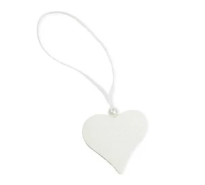 Cuore Legno Cm 2 Con Perla Pz 12  Applicazione Bomboniere Matrimonio Fai Da Te - Imagen 1 de 1