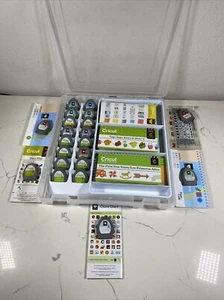 Cricut Cutter Machine Cartridges Keyboard Covers With Case #4 Lot Of 21 - Picture 1 of 9