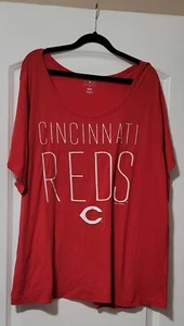 Genuine Merchandise Campus Lifestyle T-Shirt Cincinnati Reds Women's Size 3X - Picture 1 of 3
