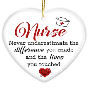 Nurse Gifts for Women, Christmas Ornaments - Christmas, Thank You Nurse Gifts fo - Picture 1 of 5