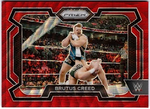Brutus Creed 2024 Panini Prizm WW Red Wave Prizm #76 WWE Raw - Picture 1 of 2