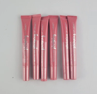 6 PACK REVLON KISS PLUMPING LIP CREME 530 PEONY BUFF - Image 1 of 4