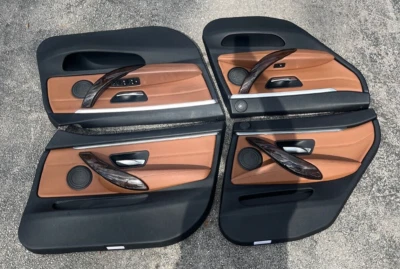 🚘 Комплект дверных панелей Sattelbraun BMW OEM F36 435i 430i 440i Grand Coupe с отделкой - Изображение 1 из 4